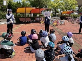 明石公園交通安全教室１