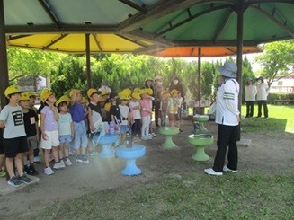 明石公園交通安全教室１