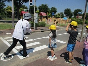 明石公園交通安全教室４