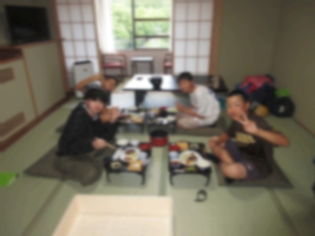宿で夕食２